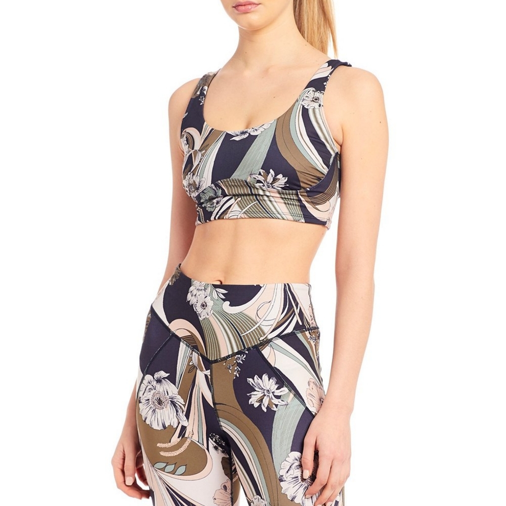 Final Sale! Free People Wave Crush Sports Bra Black Combo S - Picture 3 of 12
